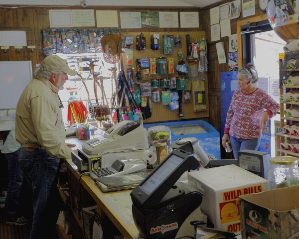 The inside of the Outfitter store