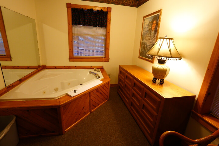 Master bathroom with jacuzzi tub