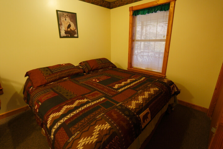 Master bedroom with large bed