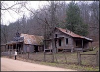 Rush, abandoned mining town