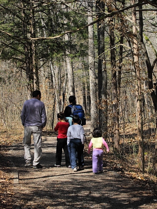 A family hike